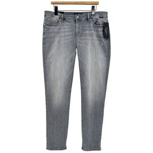 Mavi Emma Slim Boyfriend Jean in Mid Grey Tribeca Size W33 x L32